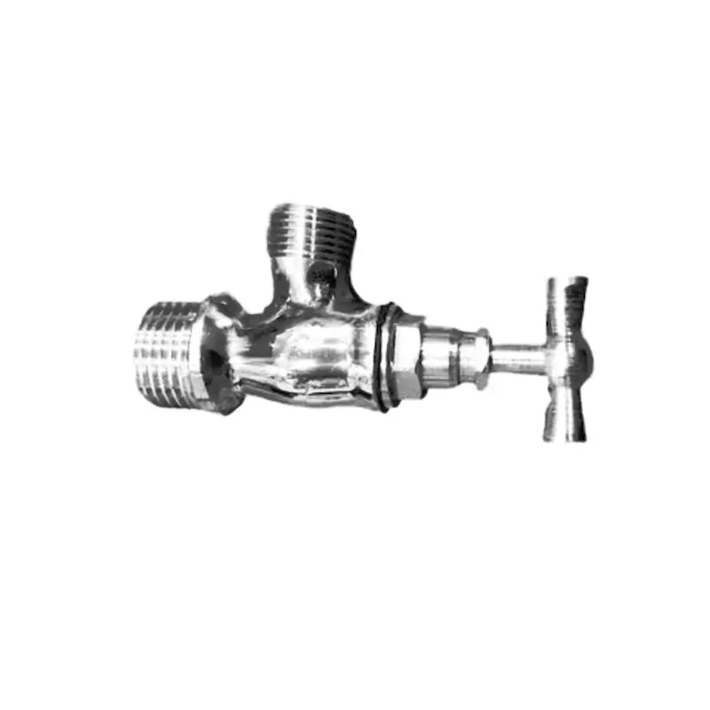 شیر پیسوار طرح آلمانی برنجی (کلیدی) سایز ۳/۸ | مقاوم و بادوام