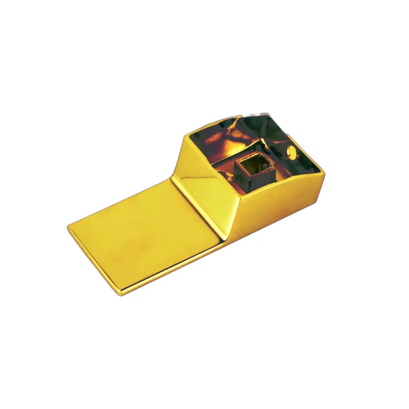 دسته یدکی شیرآلات اهرمی مدل فلت سایز ۳۵ | رنگ طلایی براق