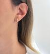 گوشواره پاپیون حلقه ای