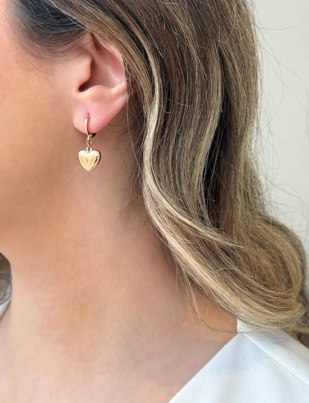 گوشواره با آویز قلب