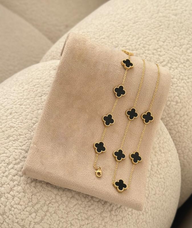 ست ونکلیف پنج گل مشکی 