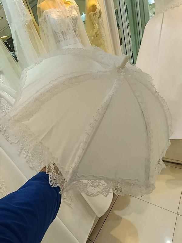 چتر ساتن عروس
