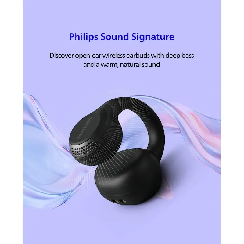 ایرفون بی سیم Philips مدل TAQ2000BK - مشکی (گارانتی دوساله سی آوا)