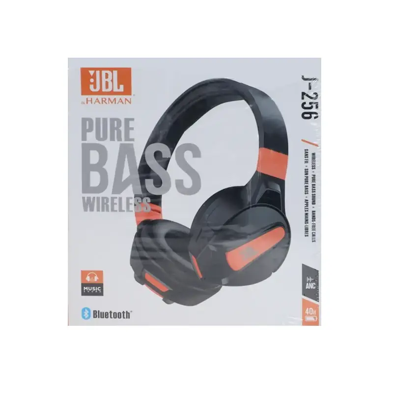 هدفون بی سیم JBL مدل J-256 ANC - نارنجی - RH