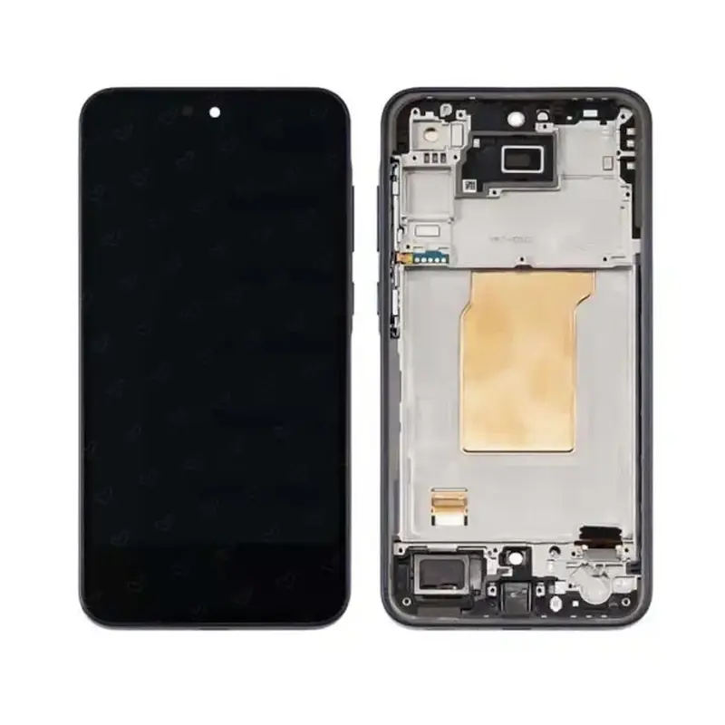 تاچ ال سی دی Samsung Galaxy A35 با فریم - مشکی - OLED - Small Connector (گارانتی 3 ماهه PT)