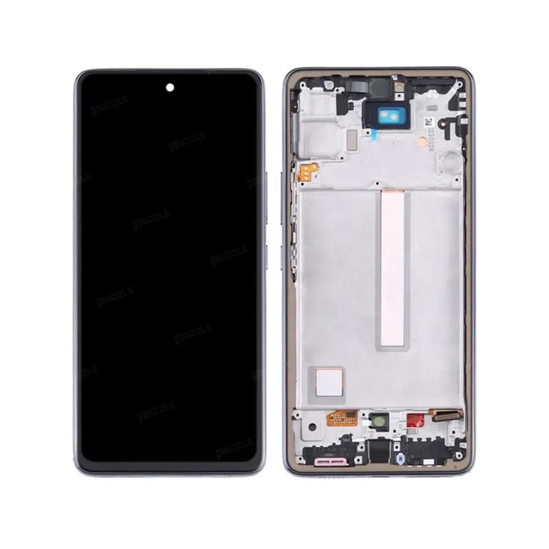 تاچ ال سی دی Samsung Galaxy A53 با فریم - مشکی - OLED - Big Connector (گارانتی سه ماهه PT)