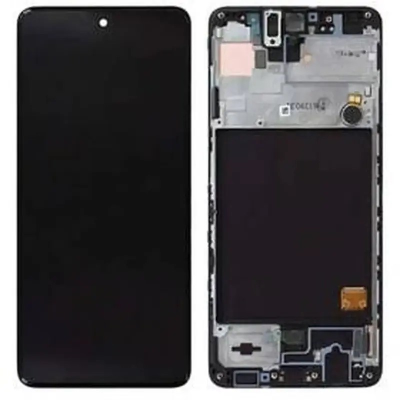تاچ ال سی دی Samsung Galaxy a51 A515 با فریم - مشکی - Assemble (گارانتی سه ماهه PT)
