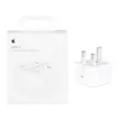 شارژر دیواری سه پین Apple مدل MUVT3B/A A2344 20W - سفید - NZR