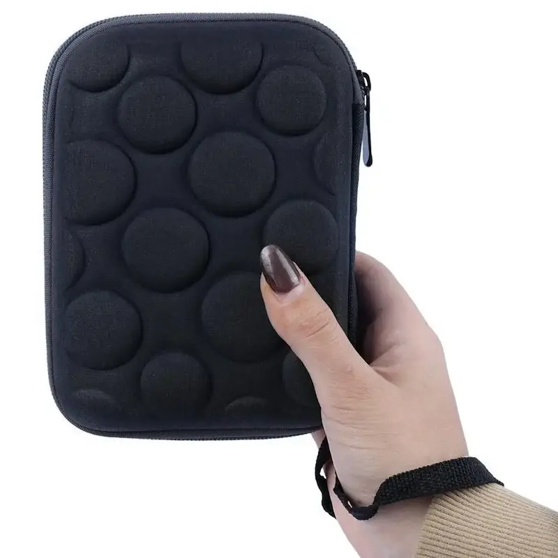 کیف هارد سایز 15x12 سانتیمتری - مشکی خاکستری - RYL