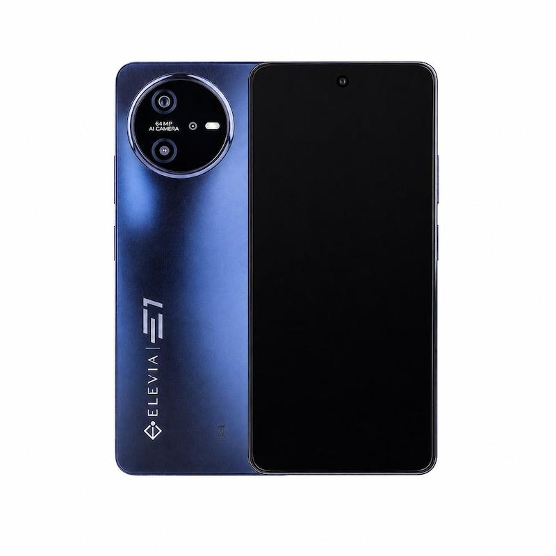 گوشی موبایل Elevia مدل E1 (RAM 8+8) ظرفیت 256GB - سرمه ای (به همراه شارژر 30W و محافظ صفحه نمایش)