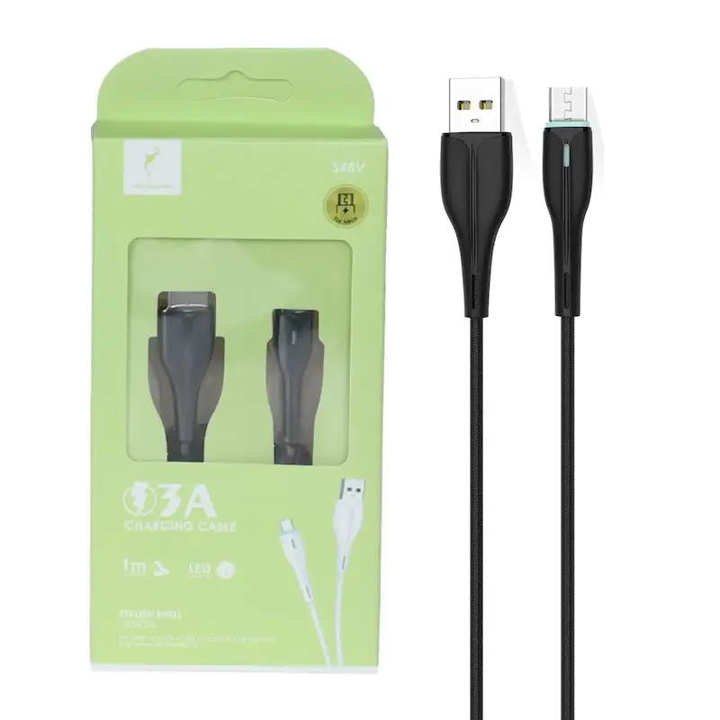 کابل شارژ فست اندروید Sky Dolphin مدل S48V - مشکی - TCO