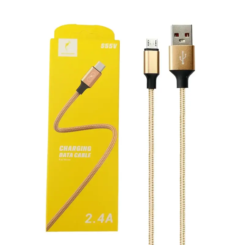 کابل شارژ فست اندروید Sky Dolphin مدل S55V - طلایی - TCO