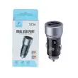 شارژر فندکی فست دو پورت Sky Dophin مدل SZ36 - خاکستری - TCO