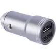 شارژر فندکی فست دو پورت Sky Dophin مدل SZ25 15W - نقره ای - TCO
