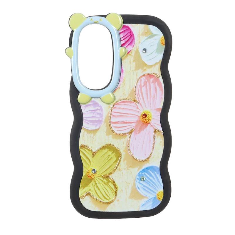 قاب کنگره ای اکلیلی محافظ لنز عروسکی Samsung Galaxy A35 / A55 - طرح 58