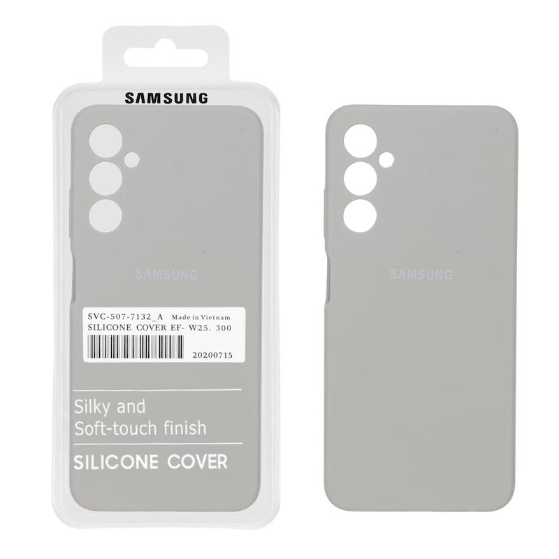 قاب سیلیکونی پاک کنی اورجینال درجه یک Samsung Galaxy A05s - طوسی (پک دار)