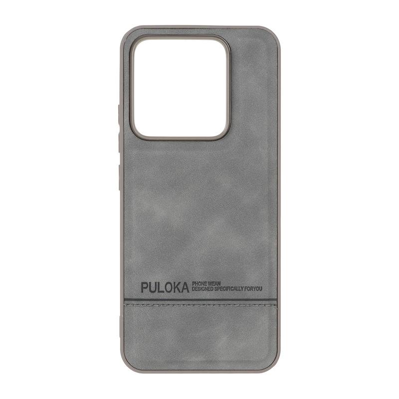 قاب Puloka طرح جیر دوخت دار مدل Xiaomi Mi 14 - خاکستری