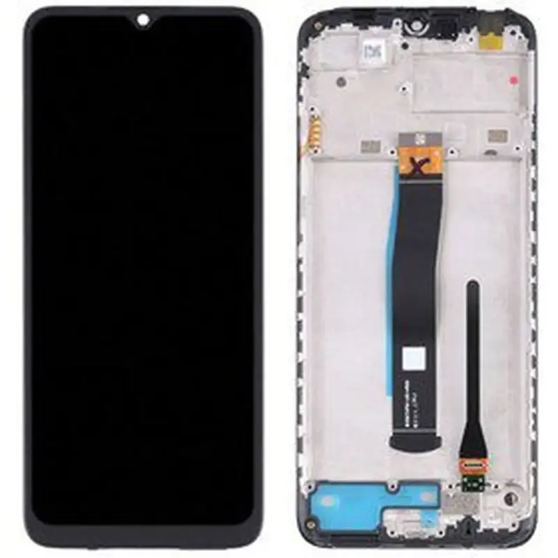 تاچ ال سی دی Xiaomi Redmi 12C با فریم - مشکی - Service Pack (گارانتی 3 ماهه PT)