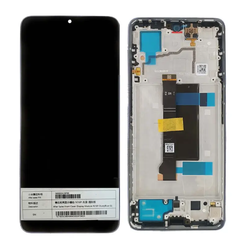 تاچ ال سی دی Xiaomi Redmi NOTE 13 PRO 5G با فریم - مشکی - Service Pack CHA (گارانتی 3 ماهه پرهان تک)