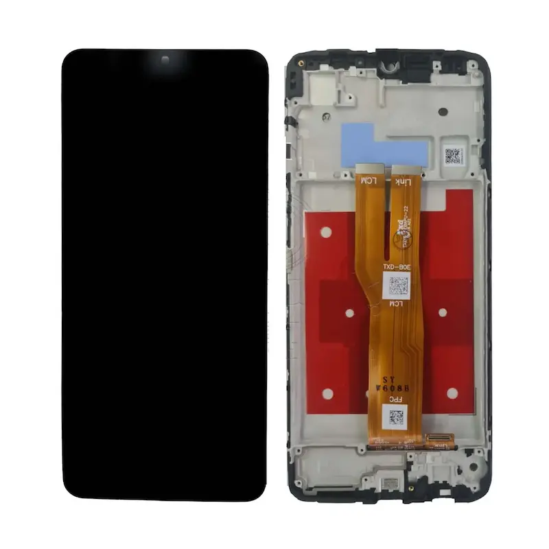 تاچ ال سی دی Samsung Galaxy A07 A075 با فریم - مشکی - Service Pack CHA (گارانتی 3 ماهه پرهان تک)