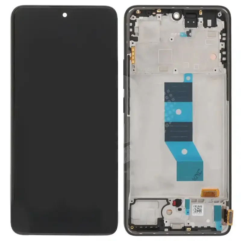 تاچ ال سی دی Xiaomi Redmi NOTE 14 5G با فریم - مشکی - Service Pack CHA (گارانتی 3 ماهه پرهان تک)