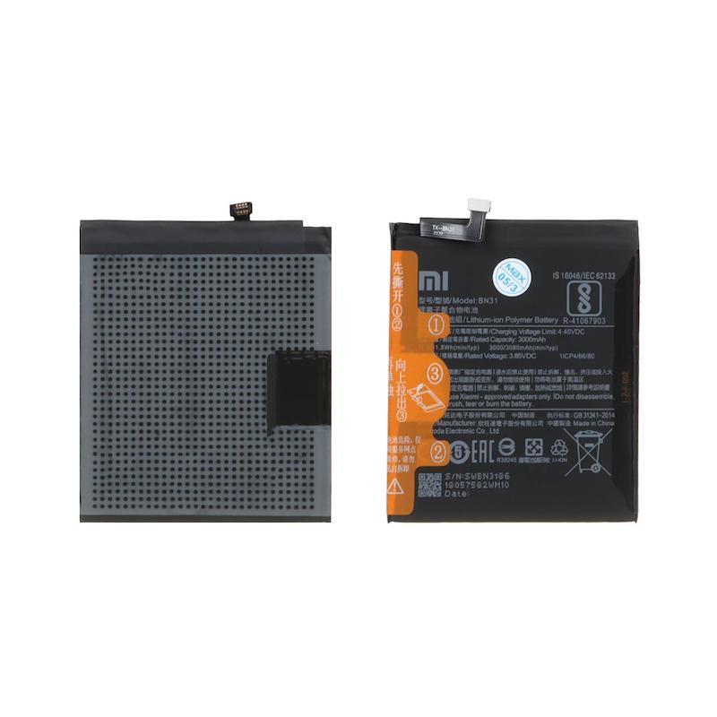 باتری موبایل Xiaomi مدل BN31 با ظرفیت 3080mAh (گارانتی 12 ماهه MAX)
