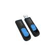فلش مموری ADATA مدل UV128 USB 3.2 ظرفیت 64GB - مشکی آبی (گارانتی پنج ساله آونگ)