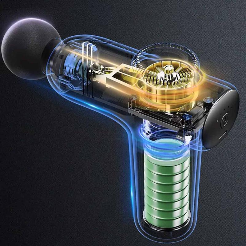 ماساژور شارژی تفنگی Yesido Massage Gun مدل MG01 - مشکی