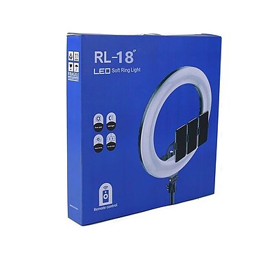 رینگ لایت مدل RL-18 به همراه سه پایه