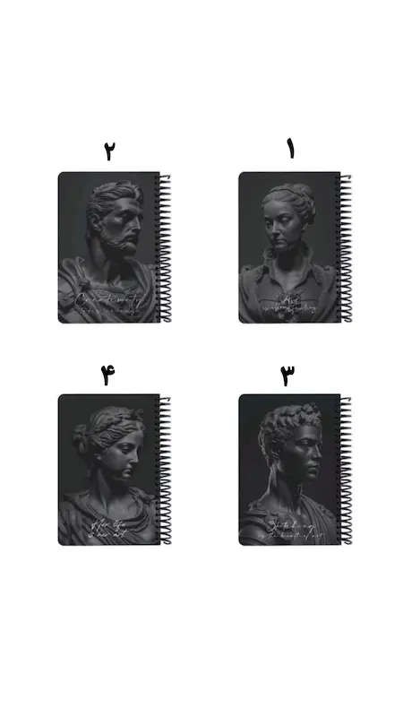 دفتر طراحی A5 سری رومن