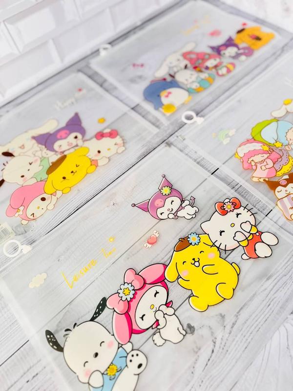 پوشه زیپ دار A4 طرح سانریو