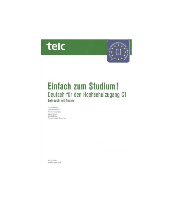 Einfach Zum Studium C1 دانلود کتاب آلمانی | دانلود PDF کتاب آلمانی Einfach zum Studium