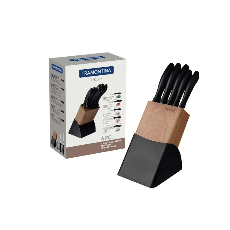 ست شش پارچه چاقوی ترامونتینا مدل Plenus