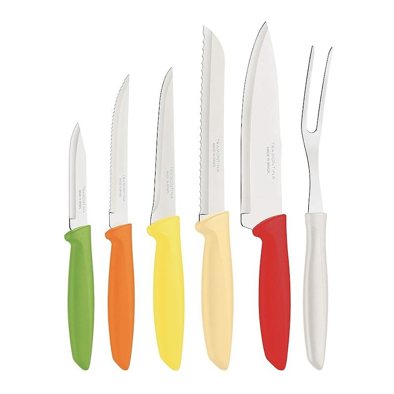 ست شش پارچه چاقو و ابزار ترامونتینا مدل Plenus