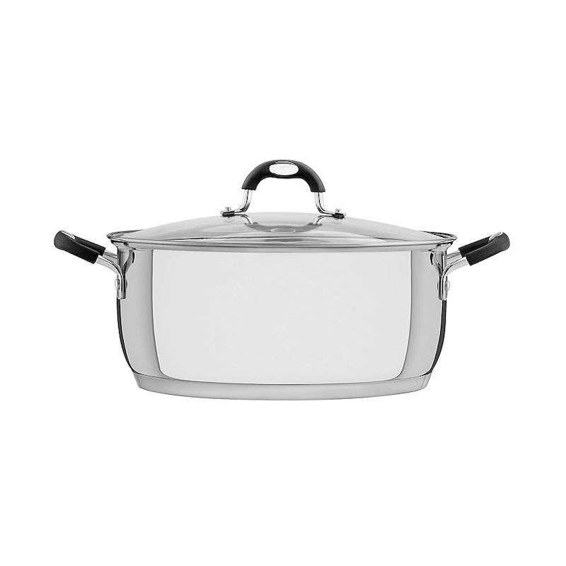 قابلمه استیل ترامونتینا مدل Solar Silicone سایز ۳۰ سانتی متر ۸.۵ لیتر