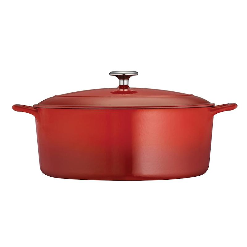 قابلمه چدن لعاب دار(Enameled Cast Iron) ترامونتینا مدل Dutch Oven سایز ۳۰