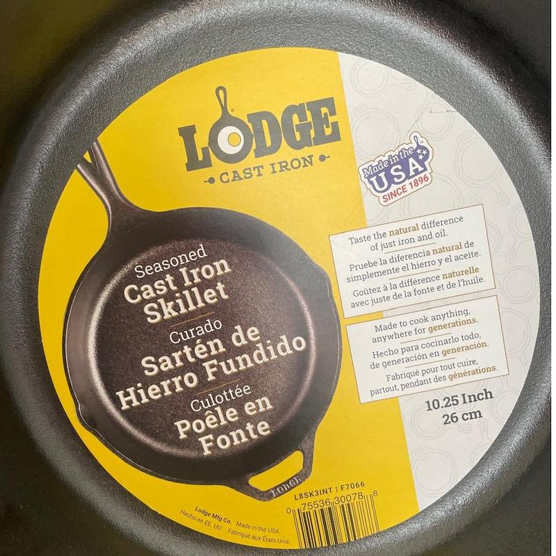 تابه چدنی (cast iron) لاج ۲۶ سانتی متر