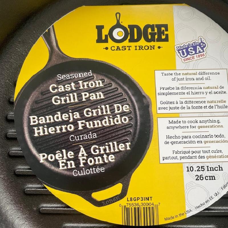 تابه گریل چدنی (cast iron) لاج سایز ۲۶ سانتی متر
