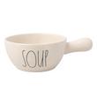 ست دو پارچه کاسه /ظرف پخت ری دان مدل LOVE-SOUP