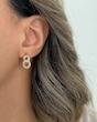 گوشواره دو حلقه متصل ژوپينگ