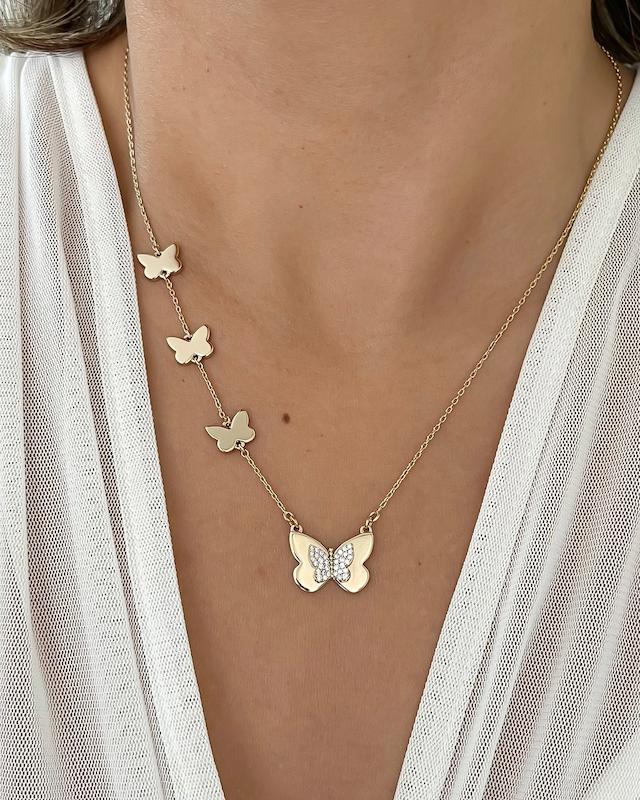  گردنبند پروانه ژوپينگ