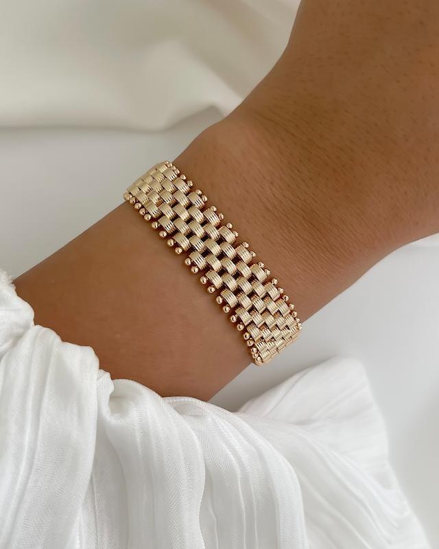دستبند حصيري پهن ژوپينگ