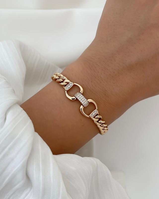 دستبند كارتيه نعلي ژوپينگ (BR004)