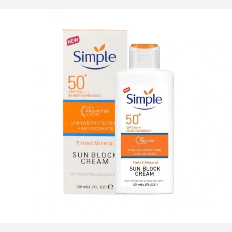 ضدآفتاب سیمپل حاوی ویتامین B5 و SPF 50