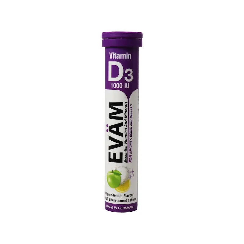 قرص جوشان ویتامین D3 ( دی 3 ) EVAM