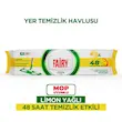 دستمال مرطوب مخصوص تی فیری Fairy  رایحه لیمو بسته 50 عددی