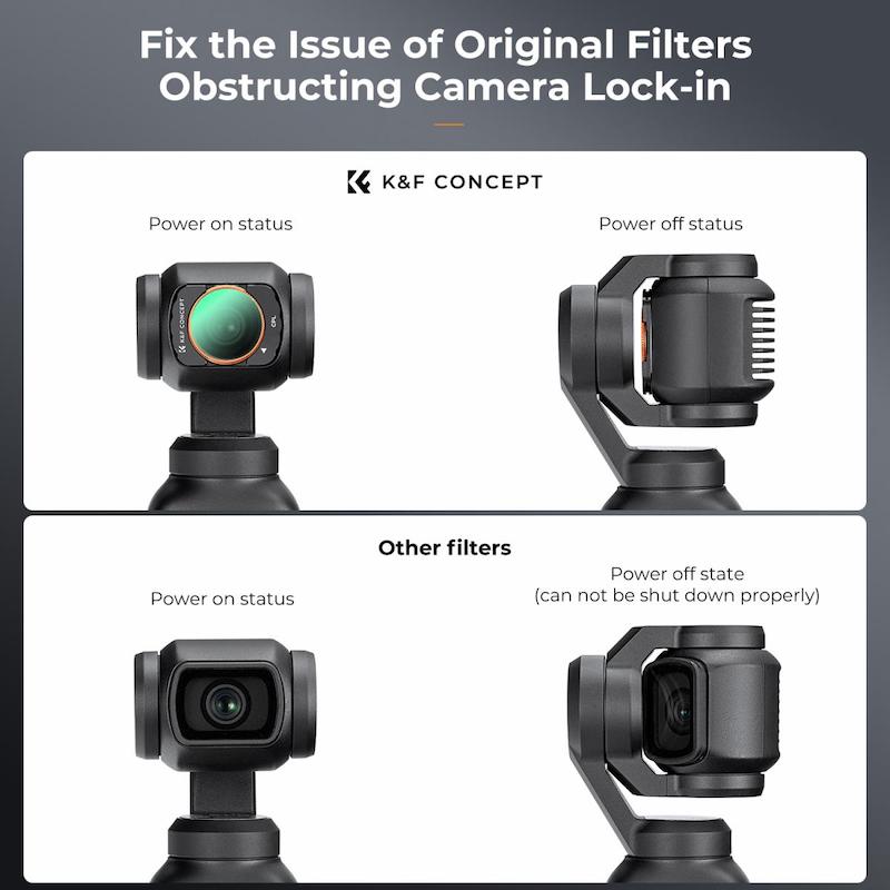 DJI Osmo Pocket 3 CPL فیلتر 