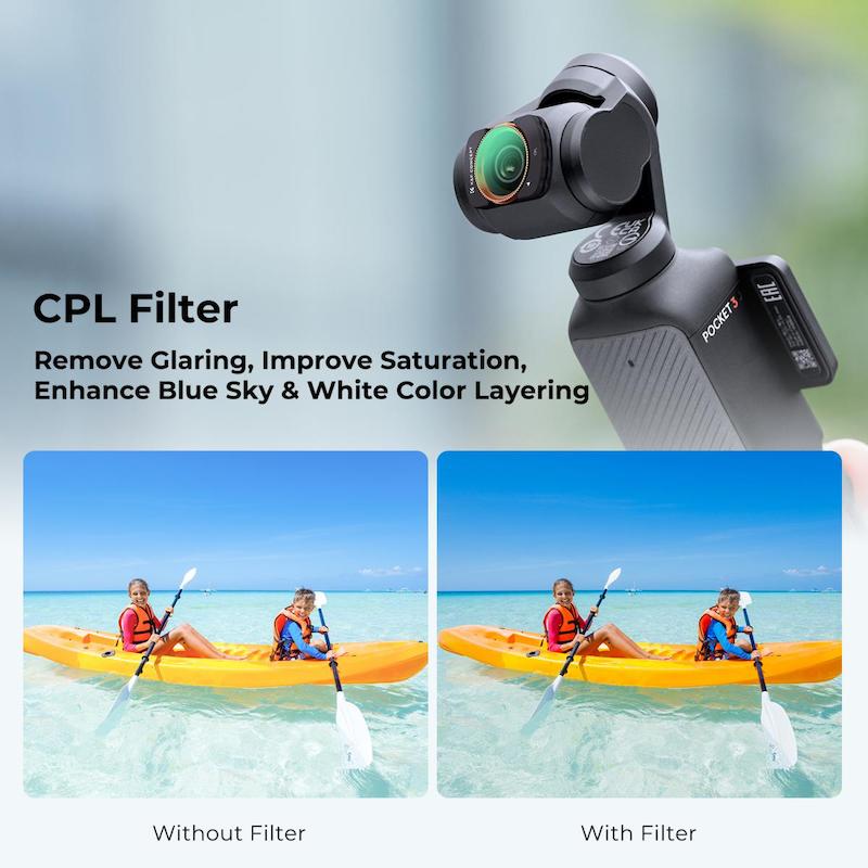 DJI Osmo Pocket 3 CPL فیلتر 