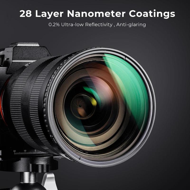 فیلتر لنز ND متغیر 82 میلی‌متری ND2-32 (۱ تا ۵ استاپ)
