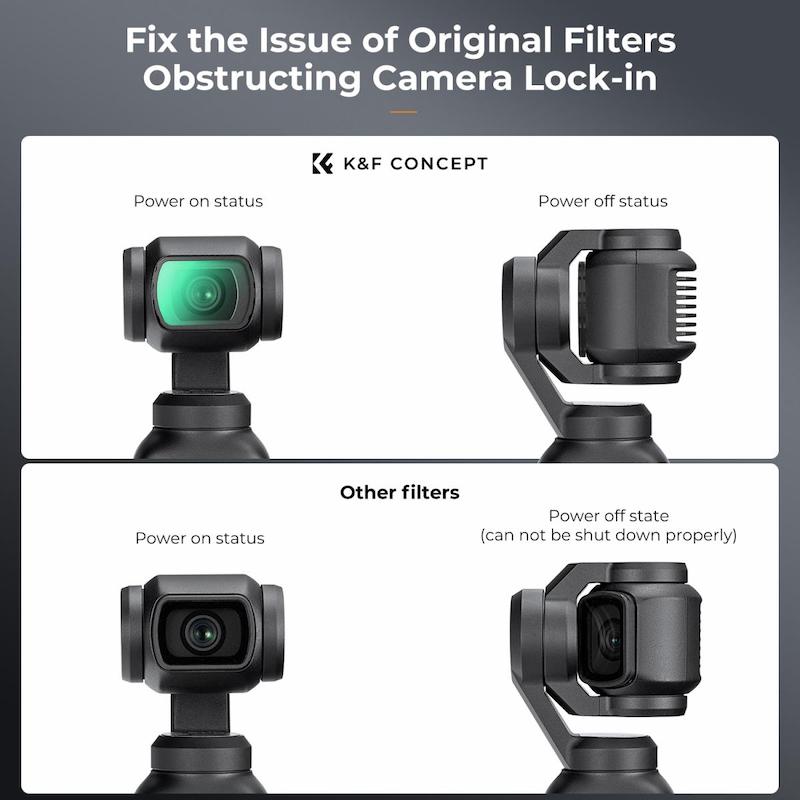 فیلتر دیفیوزر Black mist 1/4 برای DJI Osmo Pocket 3
